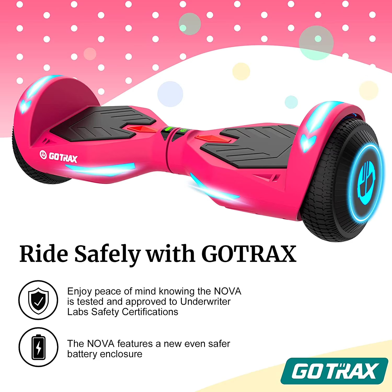 GOTRAX NOVA Hoverboard for Kids Ages 6+ thumbnail 4
